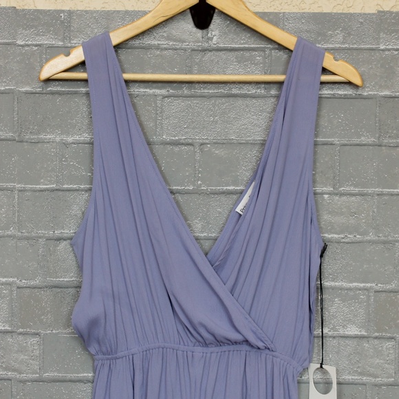 Privacy Please Neptune Blue Gansel Crop Jumpsuit S - Picture 3 of 6